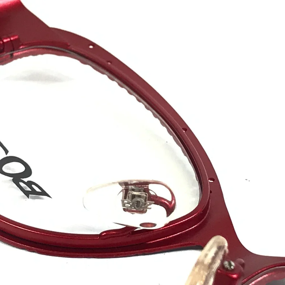 BOZ Eyeglasses Frames ZAZIE 2030 Blue Red Cat Eye Patterned 51-16-135